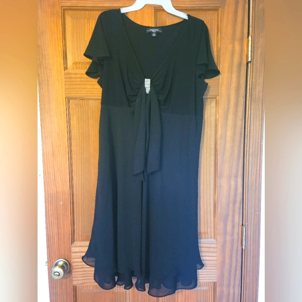 Black R & M Richards Dress- Size 16 Womens